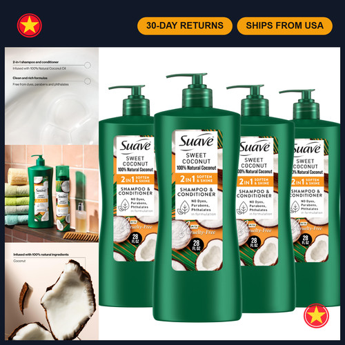 Coconut oil shampoo - oil, &