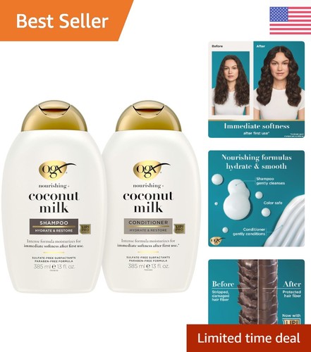 Coconut milk hair care duo - coconut,