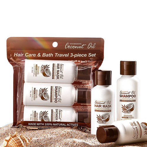 Coconut oil bath set - bath, (shampoo