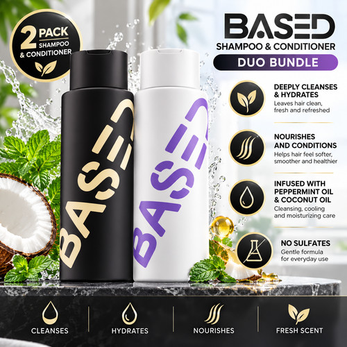 Based shower duo - shower, shampoo