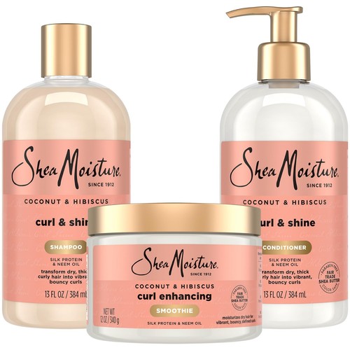 Coconut hibiscus curly hair - coconut,