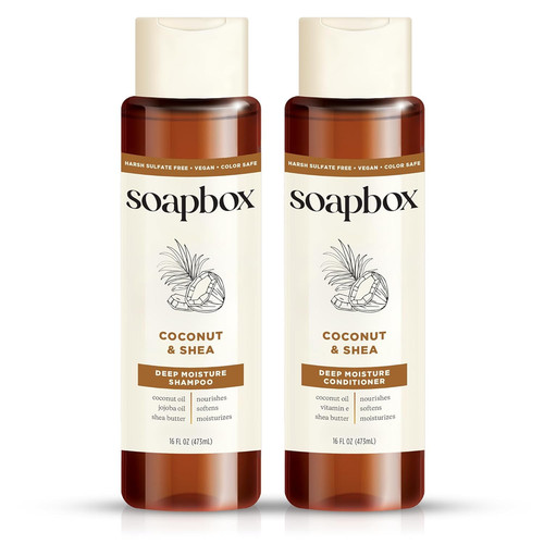 Coconut shea shampoo - coconut, &