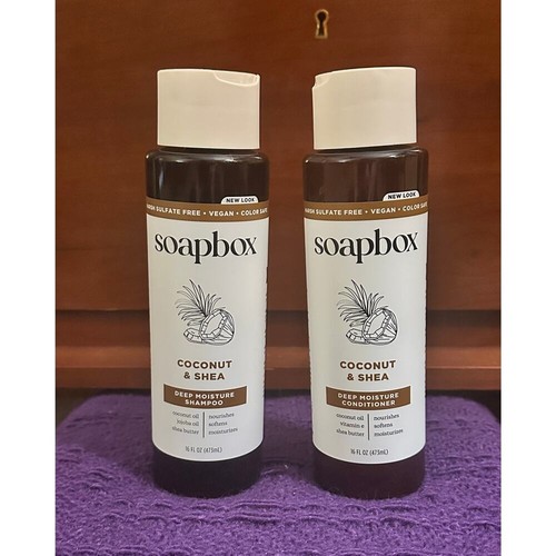 Soapbox coconut shea - coconut, shampoo